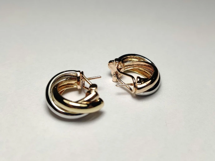 Earrings on the surface 