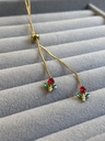 Red Tie Tulip Pendant