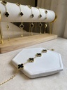 Clover Bracelet in Golden with Black